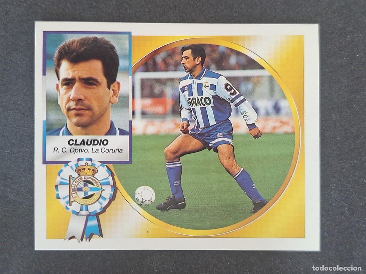 Cromos de f&uacute;tbol: L5 CLAUDIO DEPORTIVO DE LA CORU&Ntilde;A LIGA ESTE 1994 1995 94 95 NUNCA PEGADO SIN PEGAR
