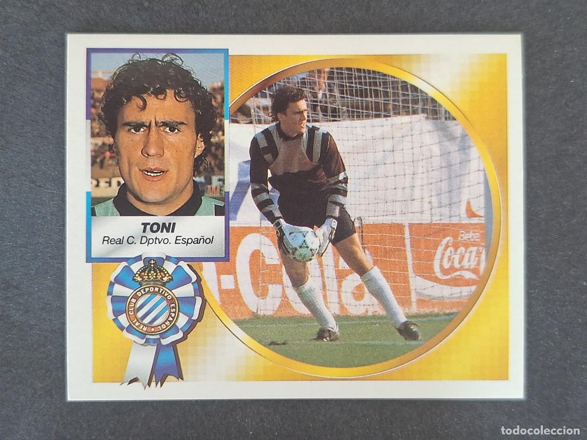 Fu&szlig;ball-Sticker: L5 TONI R. C. D. ESPA&Ntilde;OL LIGA ESTE 1994 1995 94 95 NUNCA PEGADO SIN PEGAR