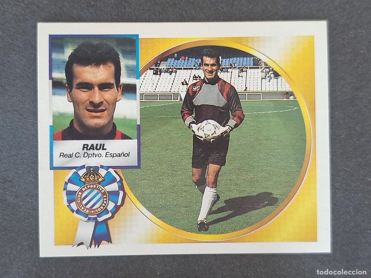 Fu&szlig;ball-Sticker: L5 RAUL R. C. D. ESPA&Ntilde;OL LIGA ESTE 1994 1995 94 95 NUNCA PEGADO SIN PEGAR