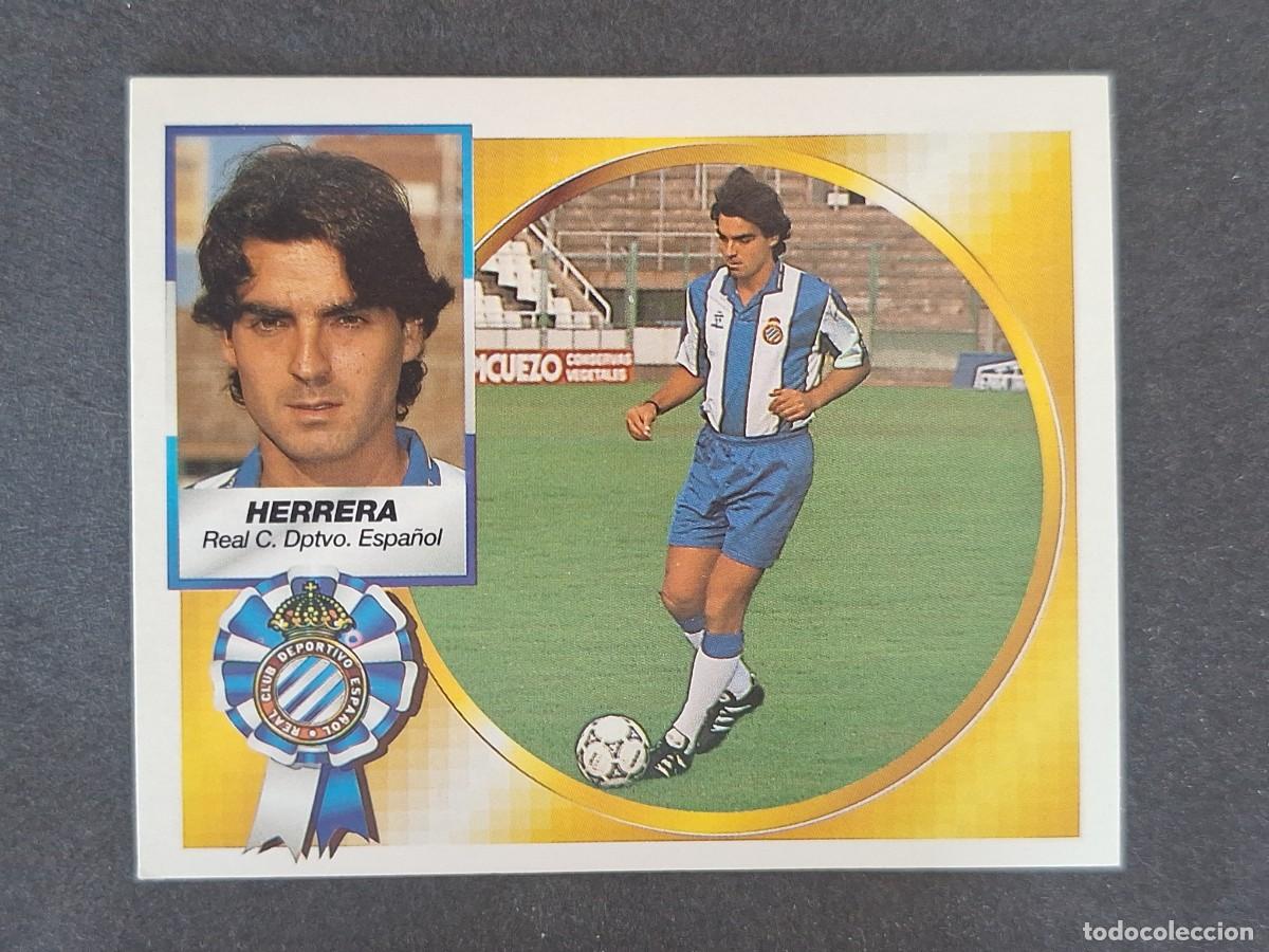Cromos de f&uacute;tbol: L5 HERRERA R. C. D. ESPA&Ntilde;OL LIGA ESTE 1994 1995 94 95 NUNCA PEGADO SIN PEGAR