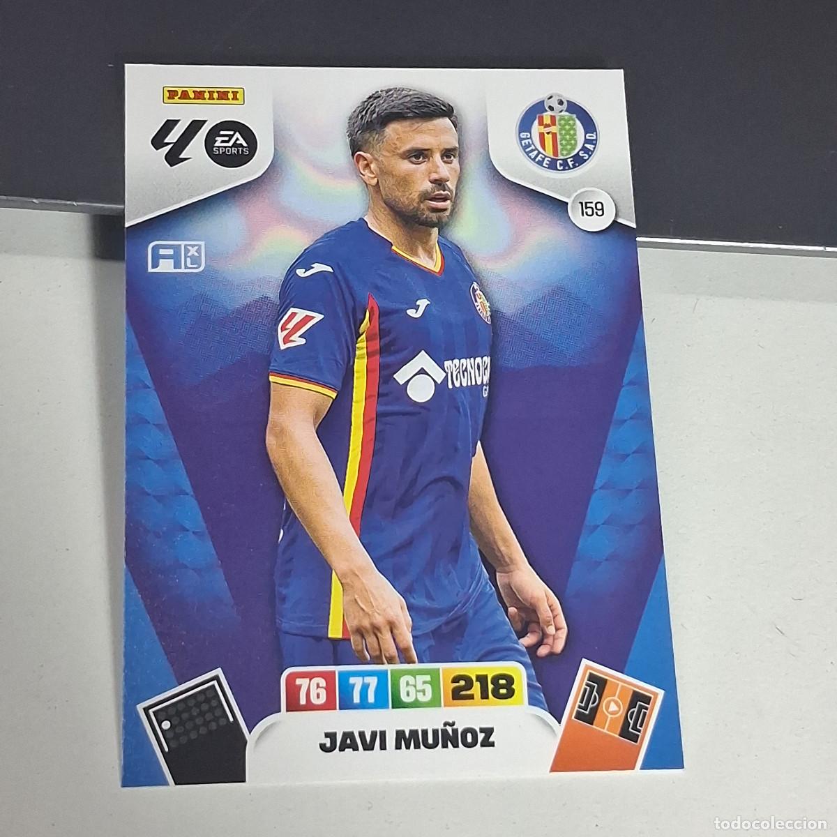 Cromos de f&uacute;tbol: D8 159 JAVI MU&Ntilde;OZ DEL GETAFE PANINI LIGA ADRENALYN XL 2025 2026 25 26