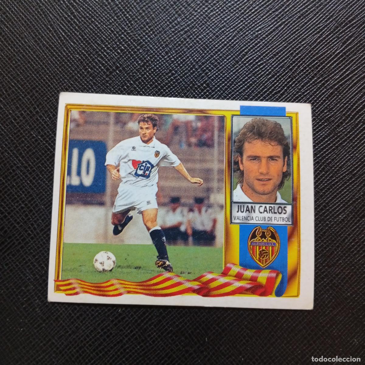 Cromos de f&uacute;tbol: JUAN CARLOS VALENCIA ESTE 1995 1996 CROMO FUTBOL LIGA 95 96 - SIN PEGAR - A70 PG307 - BAJA