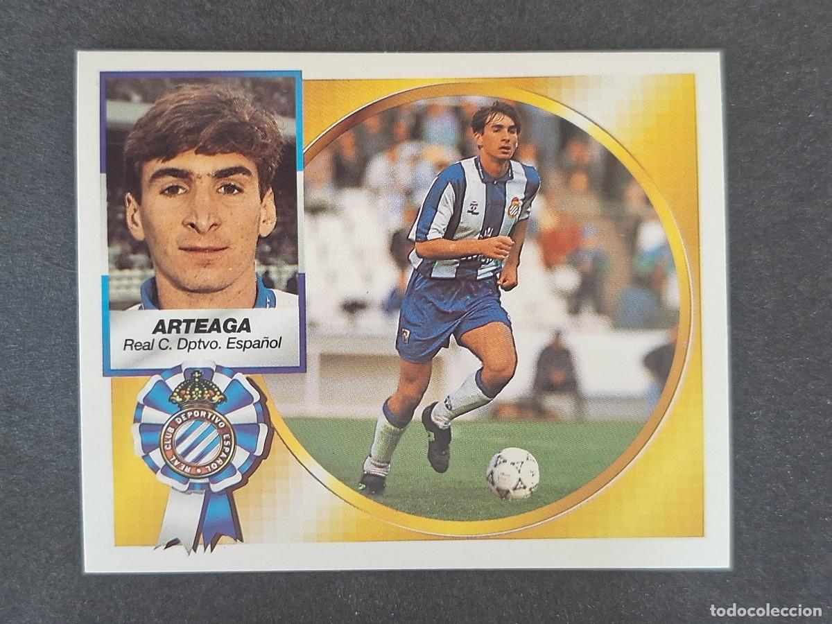 Cromos de f&uacute;tbol: L5 ARTEAGA R. C. D. ESPA&Ntilde;OL LIGA ESTE 1994 1995 94 95 NUNCA PEGADO SIN PEGAR
