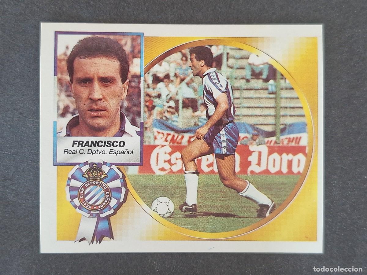 Cromos de f&uacute;tbol: L5 FRANCISCO R. C. D. ESPA&Ntilde;OL LIGA ESTE 1994 1995 94 95 NUNCA PEGADO SIN PEGAR