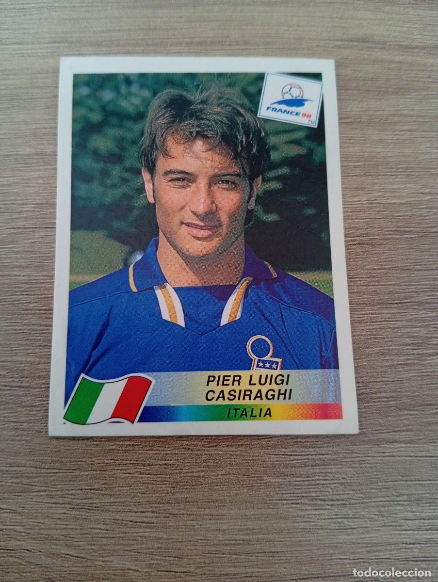 Cromos de f&uacute;tbol: PIER LUIGI CASIRAGHI 100 ITALIA PANINI FRANCIA 1998 98 SIN PEGAR NUNCA PEGADO
