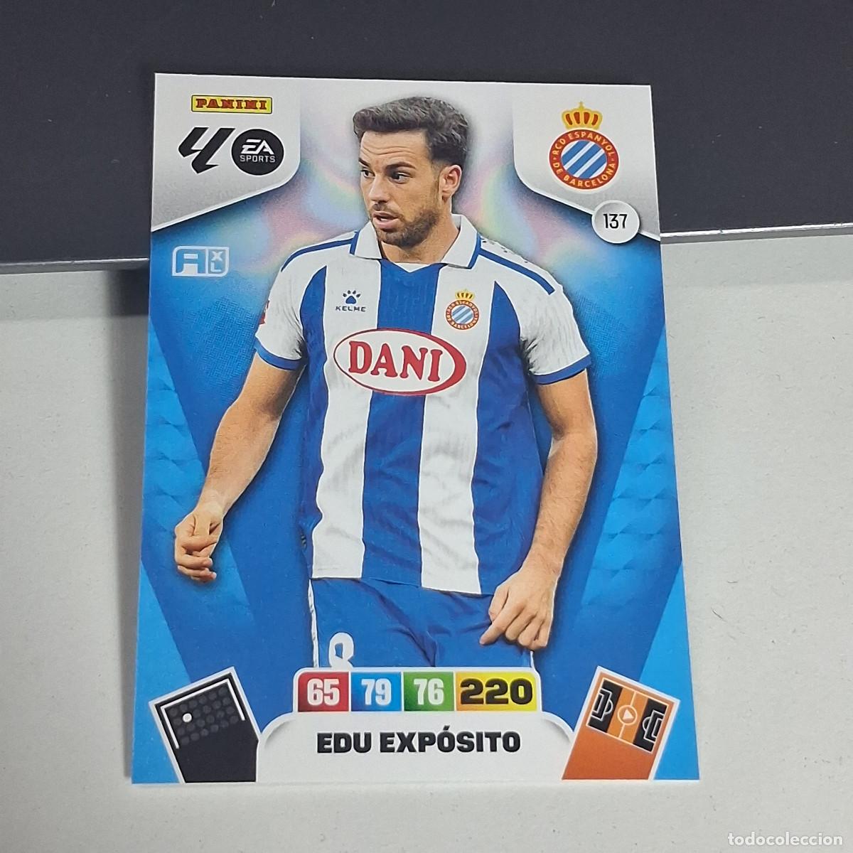 Cromos de f&uacute;tbol: D8 137 EDU EXP&Oacute;SITO DEL ESPANYOL PANINI LIGA ADRENALYN XL 2025 2026 25 26