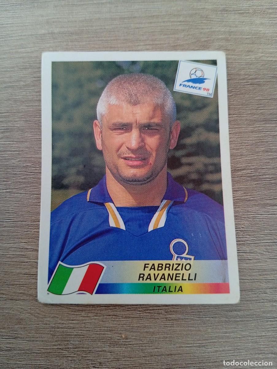 Cromos de f&uacute;tbol: FABRIZIO RAVANELLI 98 ITALIA PANINI FRANCIA 1998 98 SIN PEGAR NUNCA PEGADO
