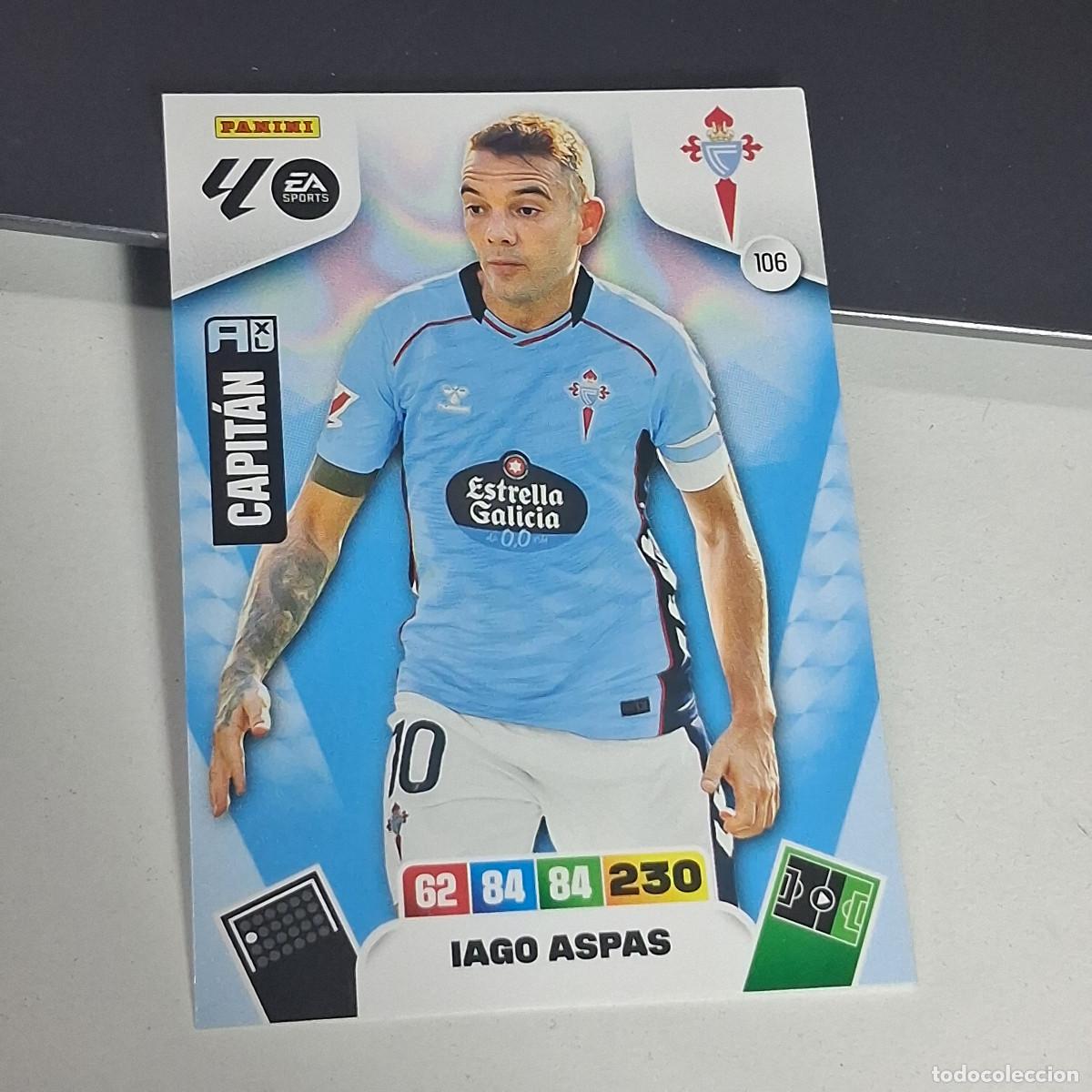 Cromos de f&uacute;tbol: D8 106 IAGO ASPAS CELTA PANINI LIGA ADRENALYN XL 2025 2026 25 26