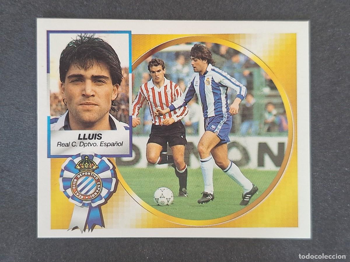 Cromos de f&uacute;tbol: L5 LLUIS R. C. D. ESPA&Ntilde;OL LIGA ESTE 1994 1995 94 95 NUNCA PEGADO SIN PEGAR