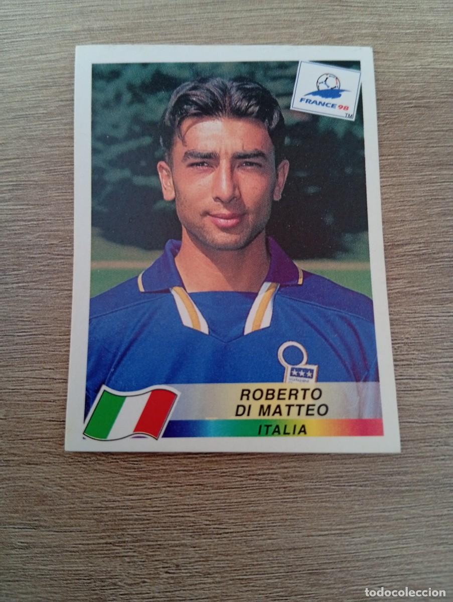 Cromos de f&uacute;tbol: ROBERTO DI MATTEO 96 ITALIA PANINI FRANCIA 1998 98 SIN PEGAR NUNCA PEGADO