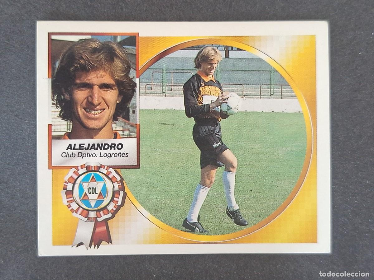 Cromos de f&uacute;tbol: L5 ALEJANDRO C. D. LOGRO&Ntilde;ES LIGA ESTE 1994 1995 94 95 NUNCA PEGADO SIN PEGAR