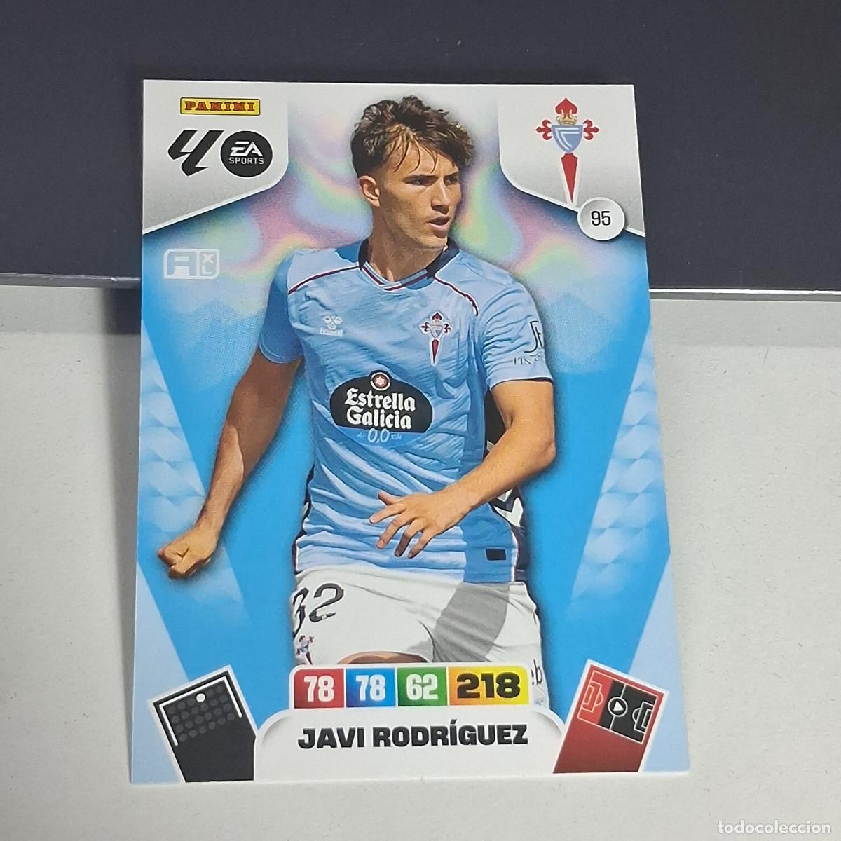 Cromos de f&uacute;tbol: D8 95 JAVI RODR&Iacute;GUEZ DEL CELTA PANINI LIGA ADRENALYN XL 2025 2026 25 26
