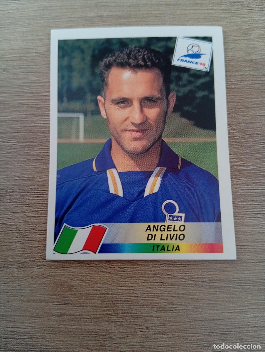Cromos de f&uacute;tbol: ANGELO DI LIVIO 93 ITALIA PANINI FRANCIA 1998 98 SIN PEGAR NUNCA PEGADO