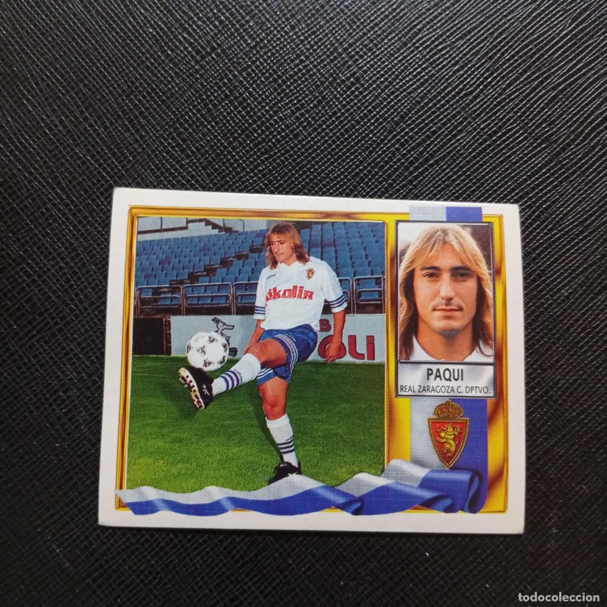 Cromos de f&uacute;tbol: PAQUI ZARAGOZA ESTE 1995 1996 CROMO FUTBOL LIGA 95 96 - SIN PEGAR - A70 PG316 FICHAJE 25 B