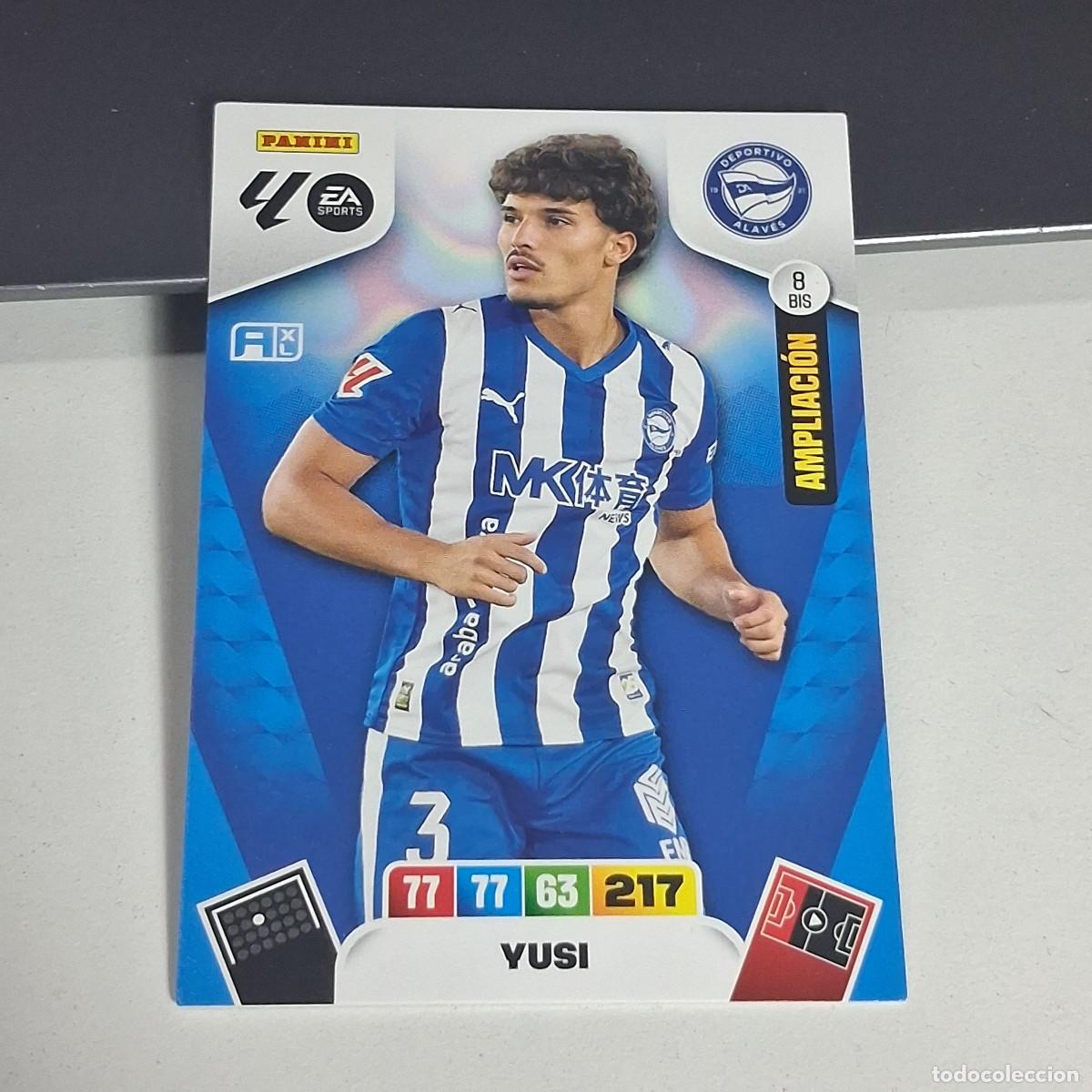 Figurine di Calcio: D8 8BIS 8 BIS YUSI ALAVES AMPLIACION PANINI LIGA ADRENALYN XL 2025 2026 25 26