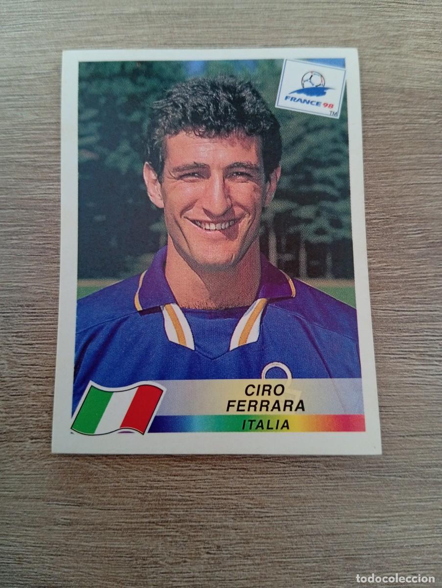 Cromos de f&uacute;tbol: CIRO FERRARA 89 ITALIA PANINI FRANCIA 1998 98 SIN PEGAR NUNCA PEGADO