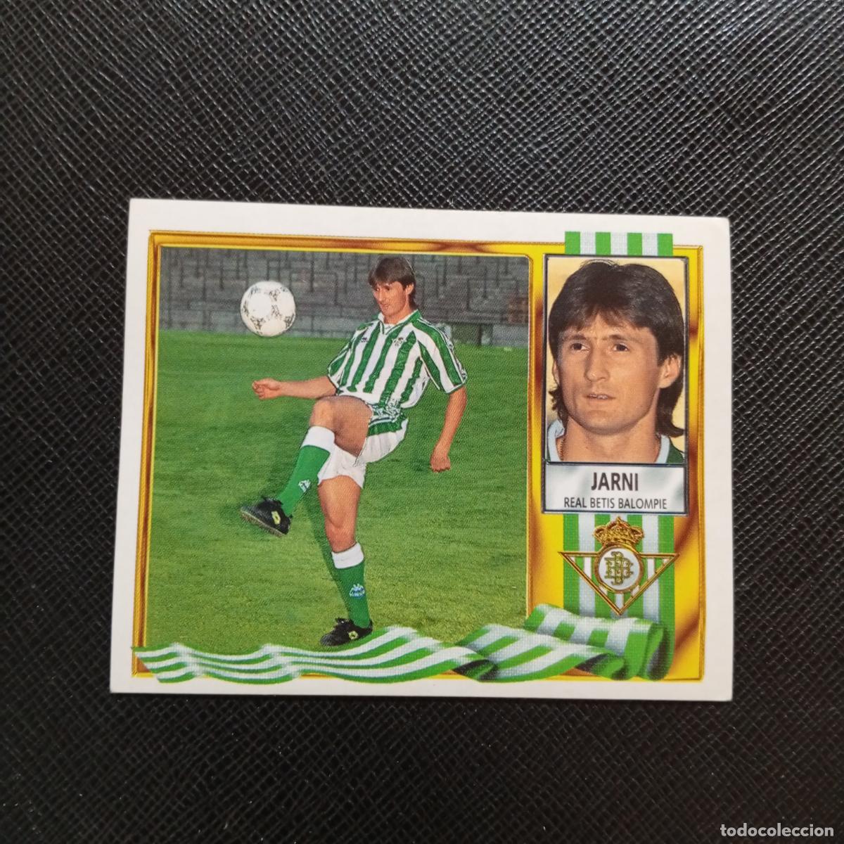 Cromos de f&uacute;tbol: JARNI REAL BETIS ESTE 1995 1996 CROMO FUTBOL LIGA 95 96 - SIN PEGAR - A70 PG316 FICHAJE 23