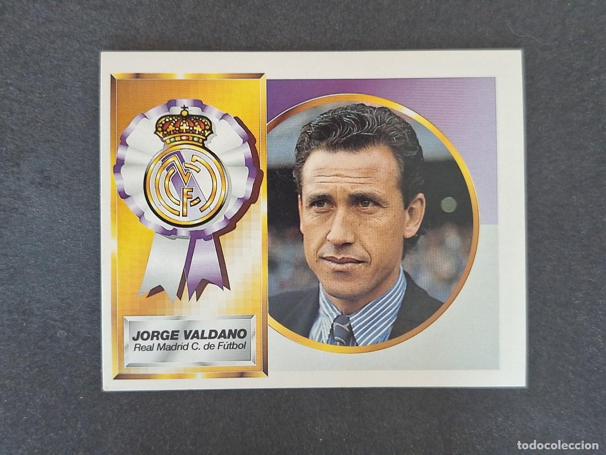 Cromos de f&uacute;tbol: L5 JORGE VALDANO ENTRENADOR REAL MADRID LIGA ESTE 1994 1995 94 95 NUNCA PEGADO SIN PEGAR