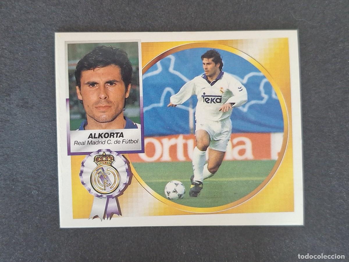 Cromos de f&uacute;tbol: L5 ALKORTA REAL MADRID LIGA ESTE 1994 1995 94 95 NUNCA PEGADO SIN PEGAR