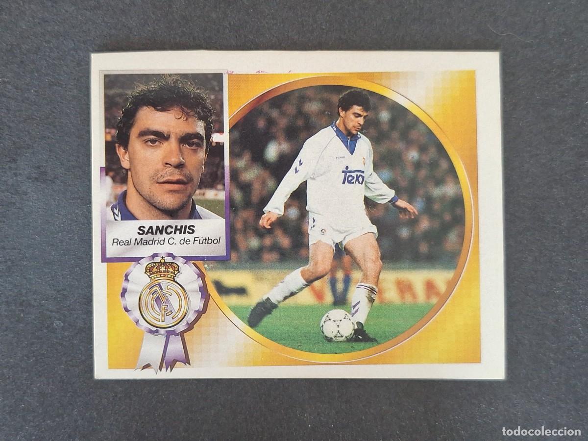 Fu&szlig;ball-Sticker: L5 SANCHIS REAL MADRID LIGA ESTE 1994 1995 94 95 NUNCA PEGADO SIN PEGAR