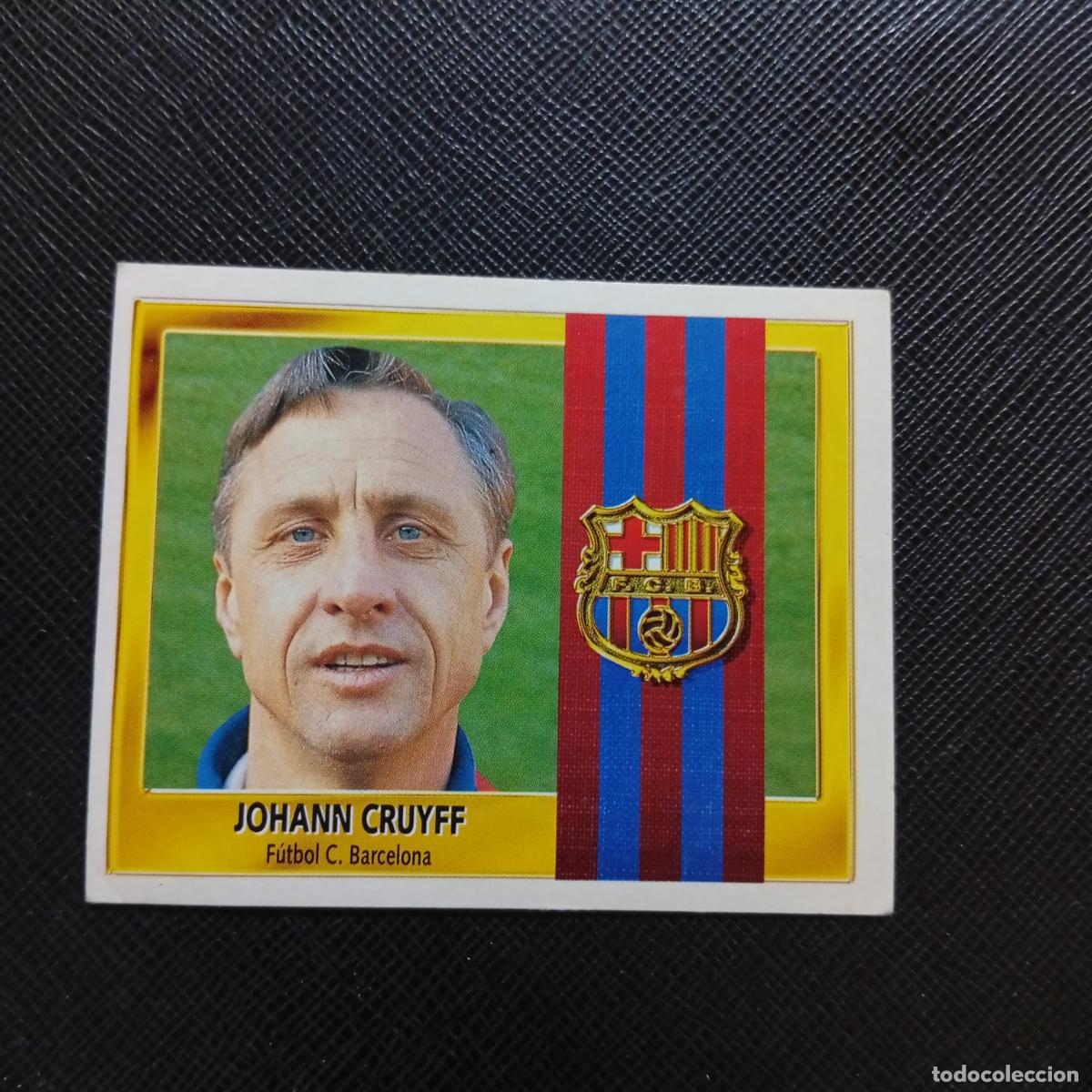 Cromos de f&uacute;tbol: JOHAN CRUYFF BARCELONA ESTE 1995 1996 CROMO FUTBOL LIGA 95 96 - SIN PEGAR - A70 PG316