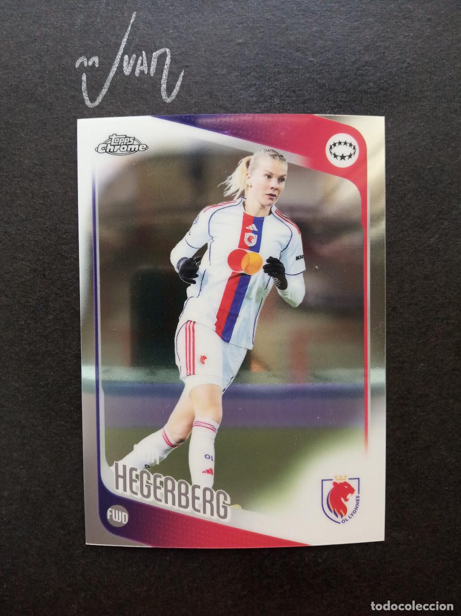 Cromos de f&uacute;tbol: N&ordm; 8 ADA HEGERBERG OLYMPIQUE LYONNES NORUEGA ⚽ TOPPS &reg; CHROME WOMEN CHAMPIONS 2025 2026 25 26 NUEVO