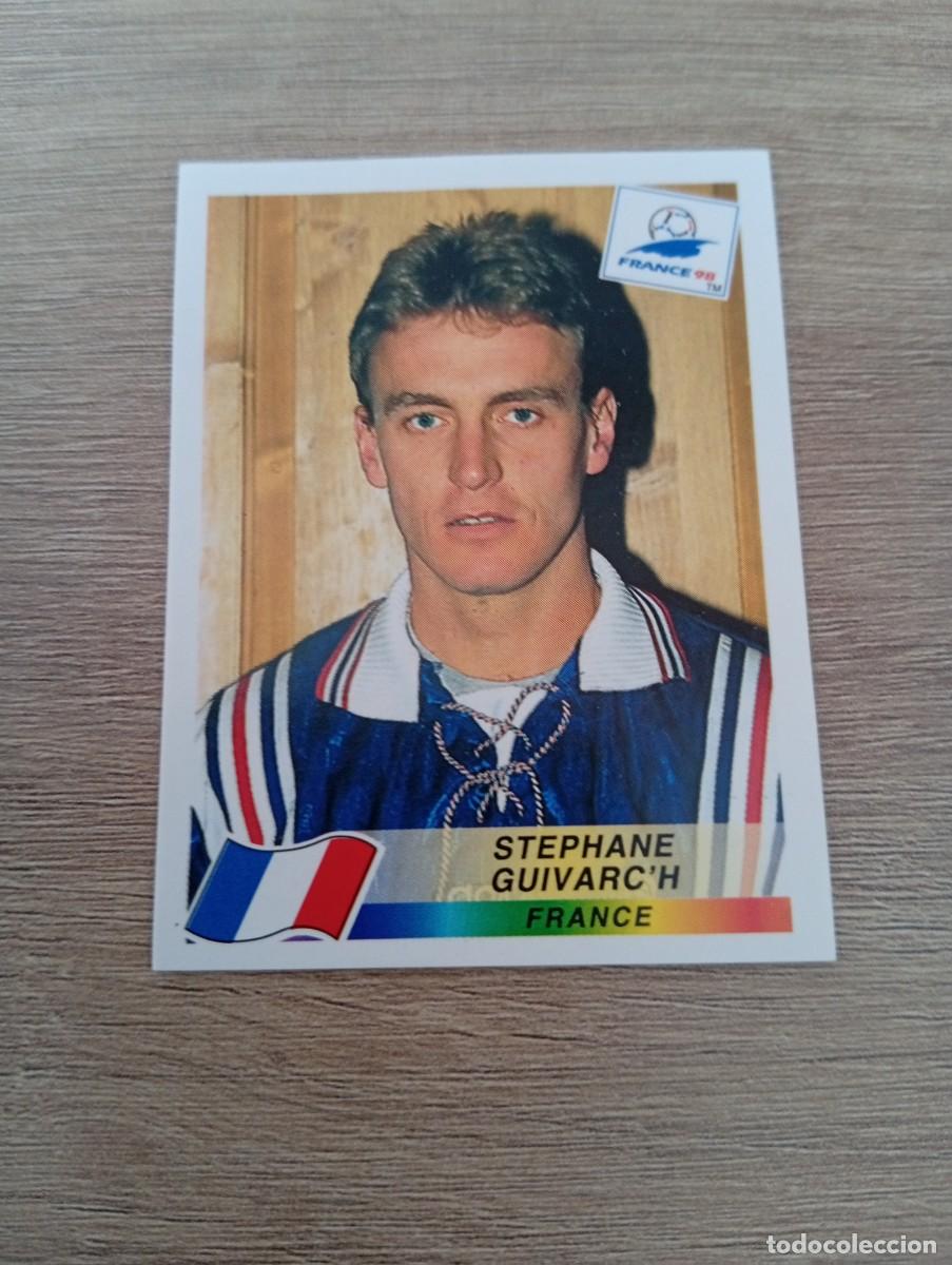 Cromos de f&uacute;tbol: STEPHANE GUIVARCH 170 FRANCIA PANINI FRANCIA 1998 98 SIN PEGAR NUNCA PEGADO
