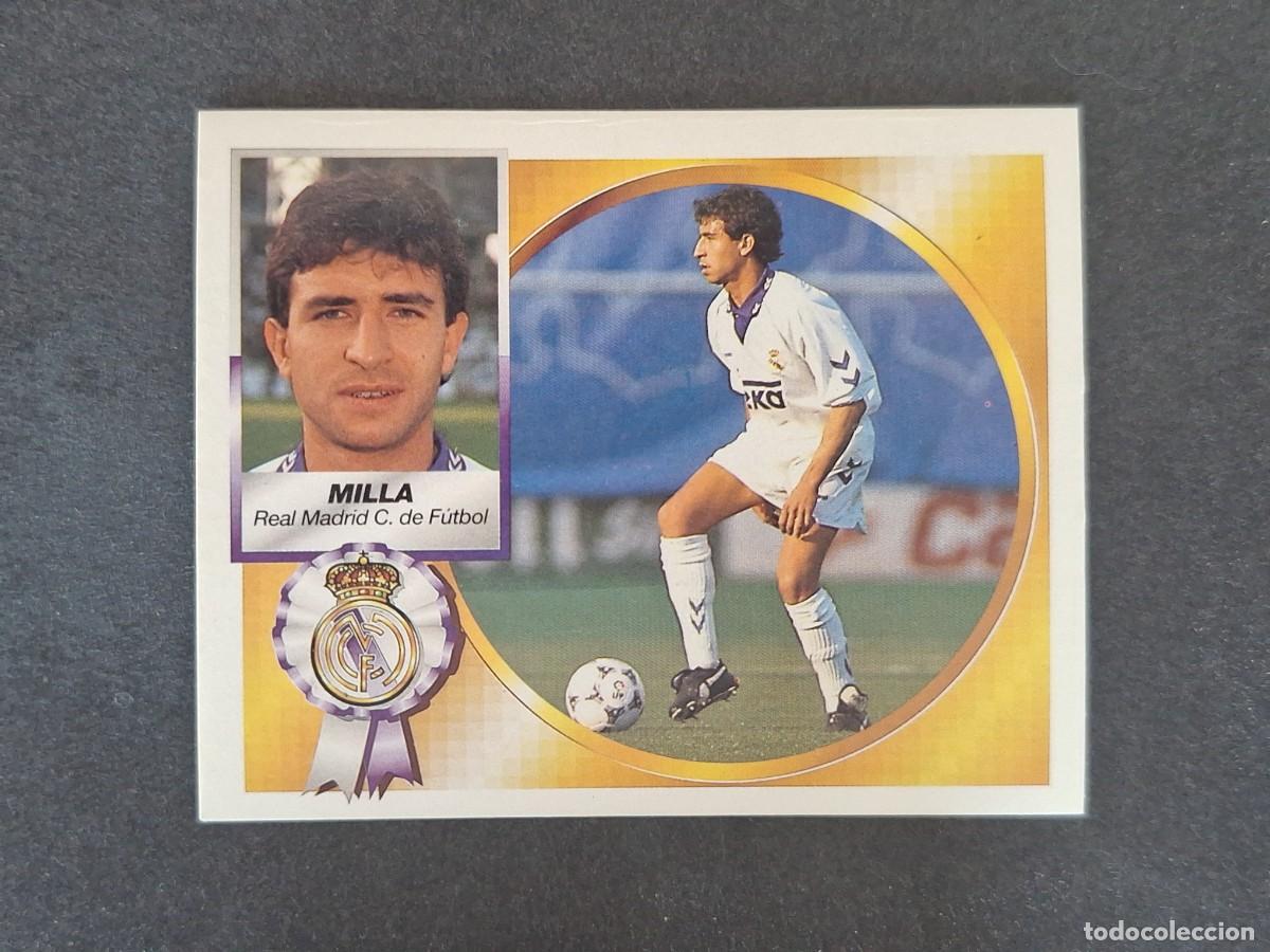 Cromos de f&uacute;tbol: L5 MILLA REAL MADRID LIGA ESTE 1994 1995 94 95 NUNCA PEGADO SIN PEGAR