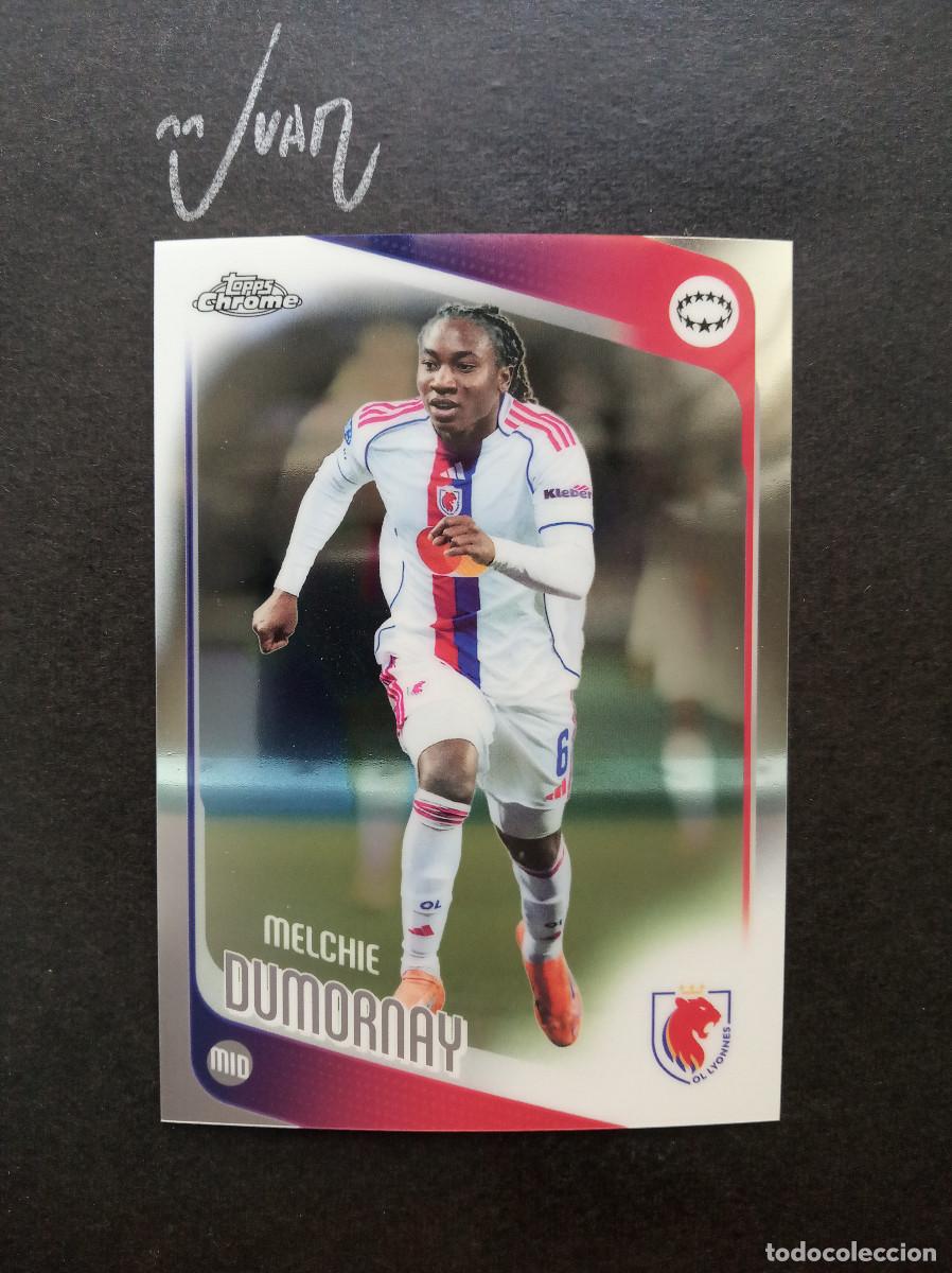 Cromos de f&uacute;tbol: N&ordm; 41 DUMORNAY OLYMPIQUE LYONNES FRANCIA ⚽ TOPPS &reg; CHROME WOMEN CHAMPIONS 2025 2026 25 26 NUEVO