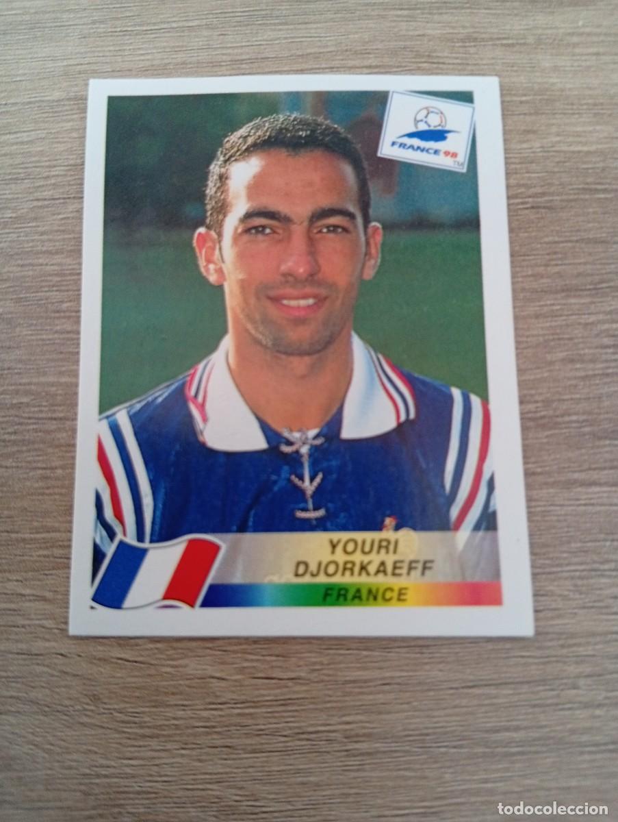 Cromos de f&uacute;tbol: YOURI DJORKAEFF 168 FRANCIA PANINI FRANCIA 1998 98 SIN PEGAR NUNCA PEGADO