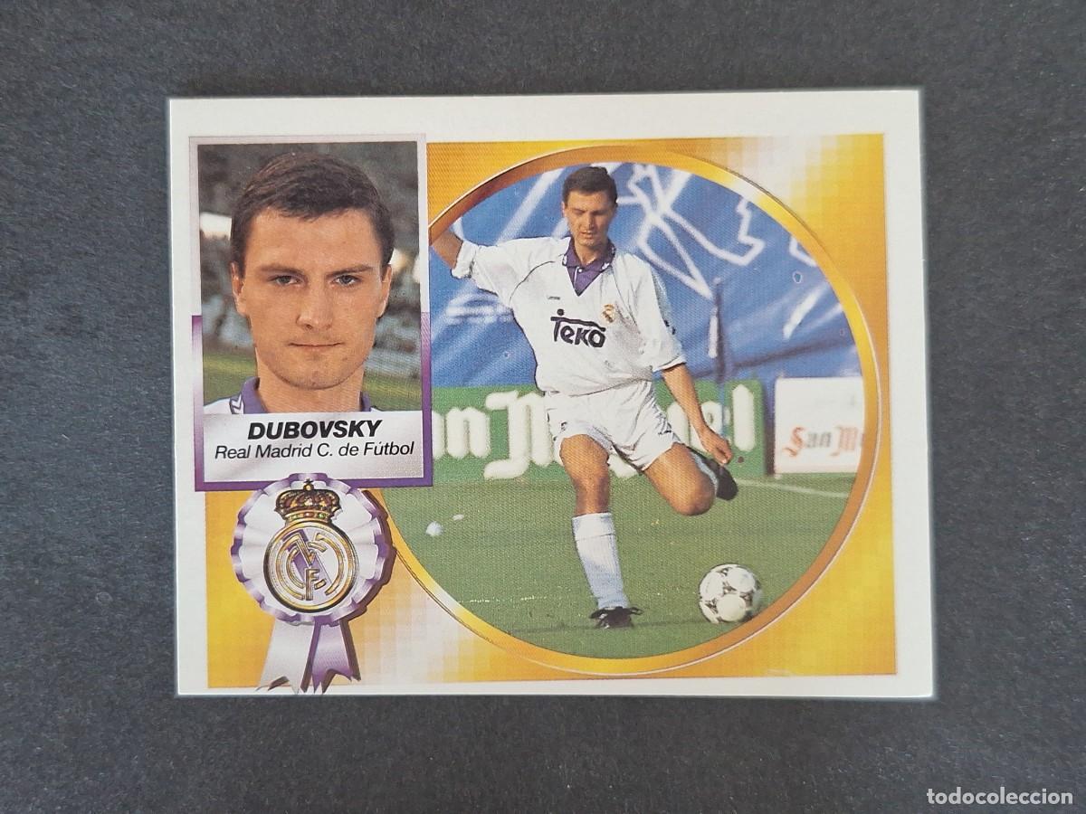 Cromos de f&uacute;tbol: L5 DUBOVSKY REAL MADRID LIGA ESTE 1994 1995 94 95 NUNCA PEGADO SIN PEGAR