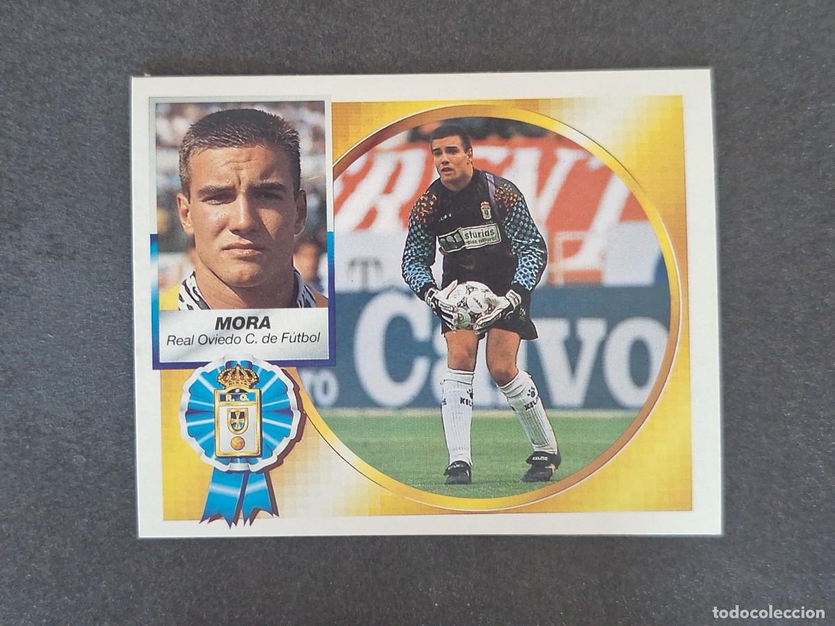 Figurine di Calcio: L5 MORA REAL OVIEDO LIGA ESTE 1994 1995 94 95 NUNCA PEGADO SIN PEGAR