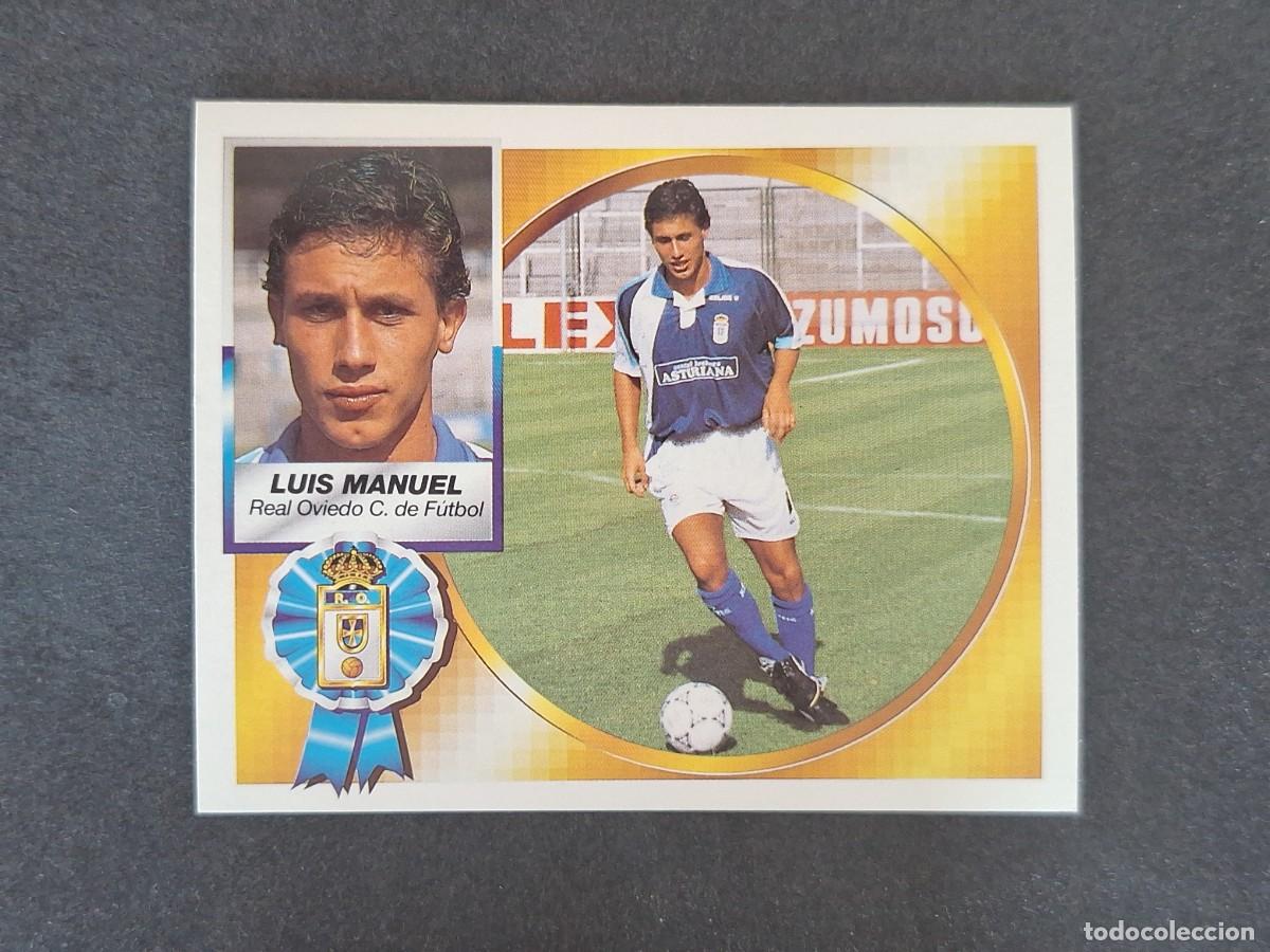 Figurine di Calcio: L5 LUIS MANUEL REAL OVIEDO LIGA ESTE 1994 1995 94 95 NUNCA PEGADO SIN PEGAR