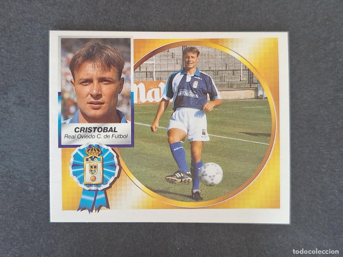 Football Stickers: L5 CRISTOBAL REAL OVIEDO LIGA ESTE 1994 1995 94 95 NUNCA PEGADO SIN PEGAR