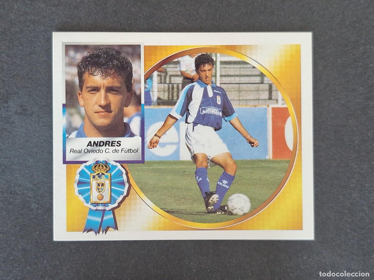 Football Stickers: L5 ANDRES REAL OVIEDO LIGA ESTE 1994 1995 94 95 NUNCA PEGADO SIN PEGAR