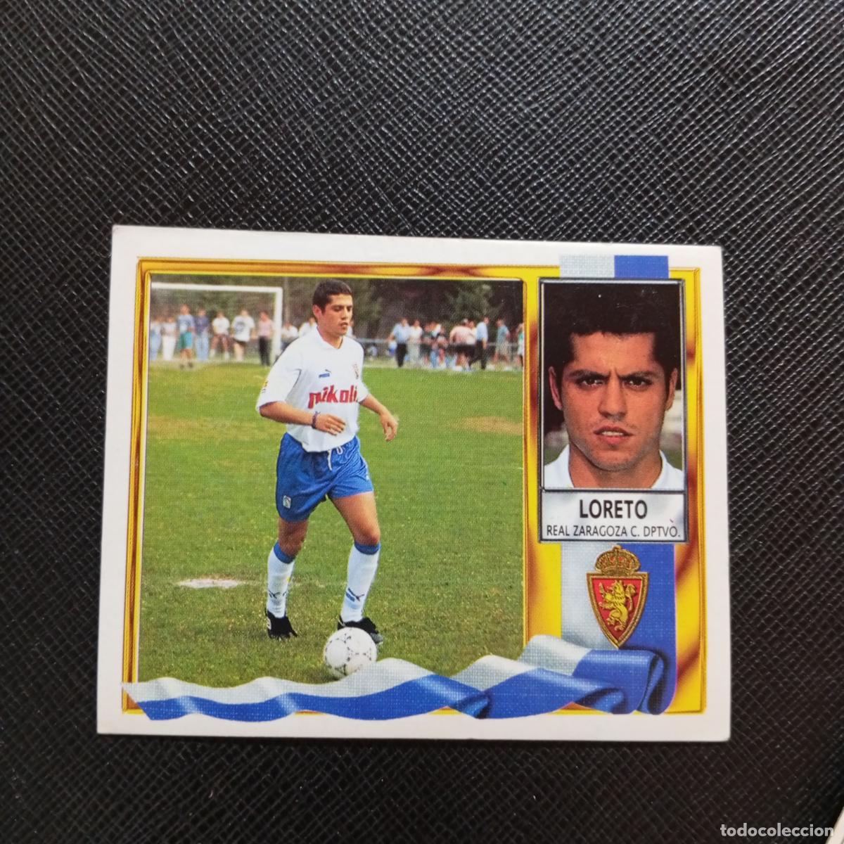 Football Stickers: LORETO ZARAGOZA ESTE 1995 1996 CROMO FUTBOL LIGA 95 96 - SIN PEGAR - A70 PG325 BAJA