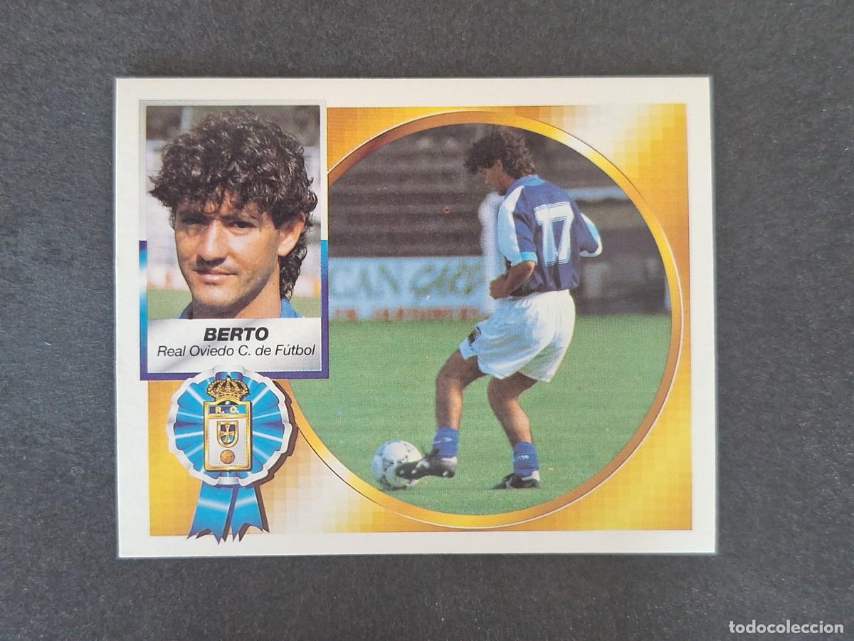 Football Stickers: L5 BERTO REAL OVIEDO LIGA ESTE 1994 1995 94 95 NUNCA PEGADO SIN PEGAR