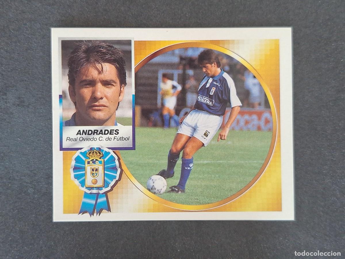 Football Stickers: L5 ANDRADES REAL OVIEDO LIGA ESTE 1994 1995 94 95 NUNCA PEGADO SIN PEGAR