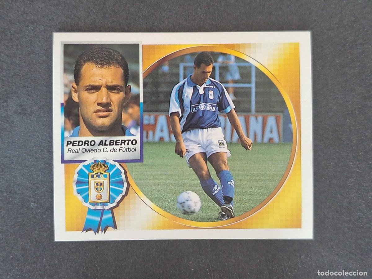 Football Stickers: L5 PEDRO ALBERTO REAL OVIEDO LIGA ESTE 1994 1995 94 95 NUNCA PEGADO SIN PEGAR