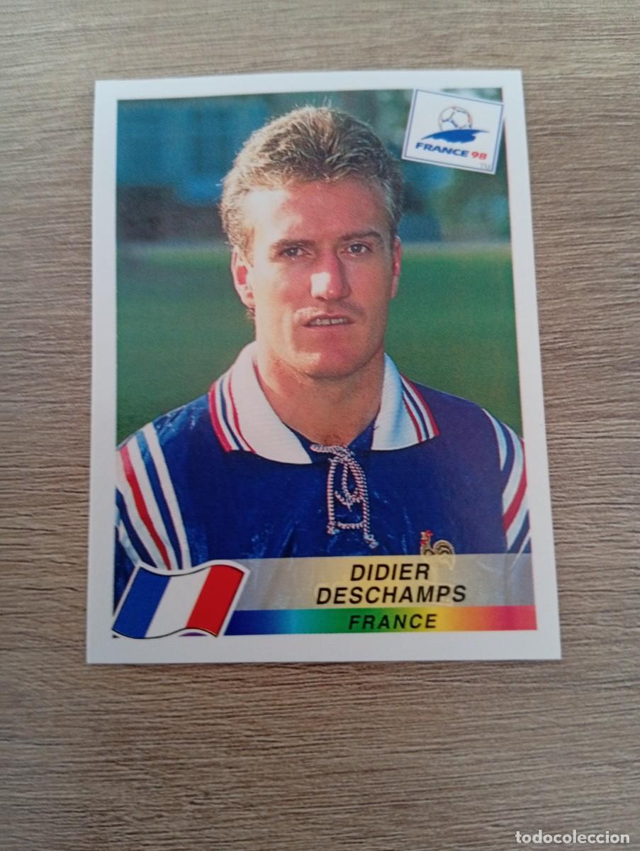 Cromos de f&uacute;tbol: DIDIER DESCHAMPS 165 FRANCIA PANINI FRANCIA 1998 98 SIN PEGAR NUNCA PEGADO
