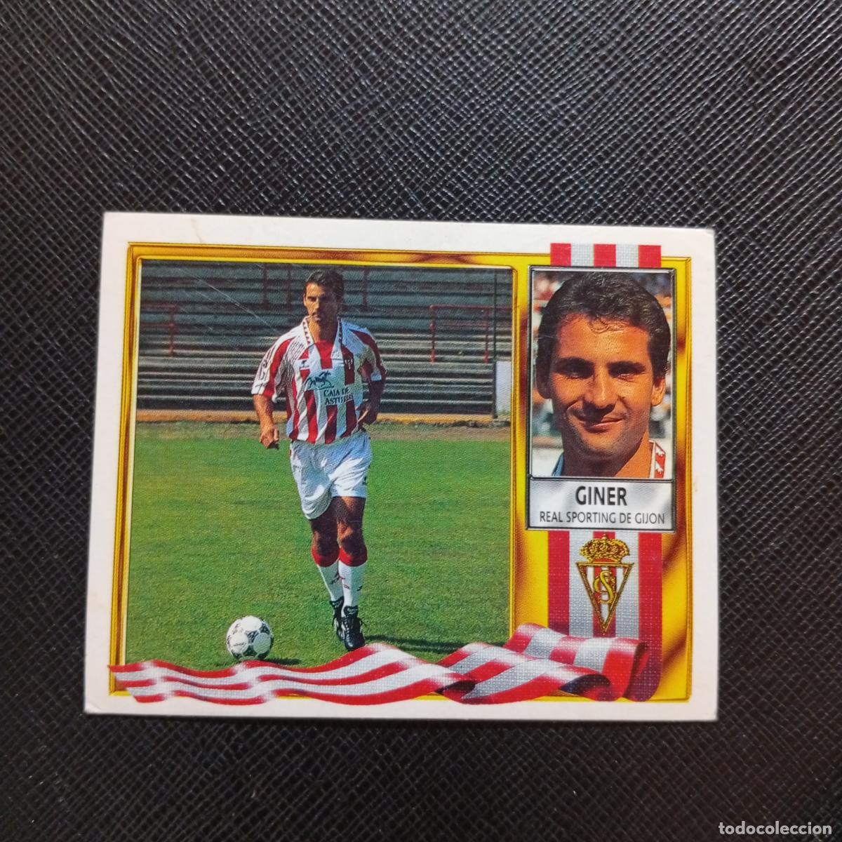 Cromos de f&uacute;tbol: GINER SPORTING GIJON ESTE 1995 1996 CROMO FUTBOL LIGA 95 96 - SIN PEGAR - A70 PG325 FICHAJE 15