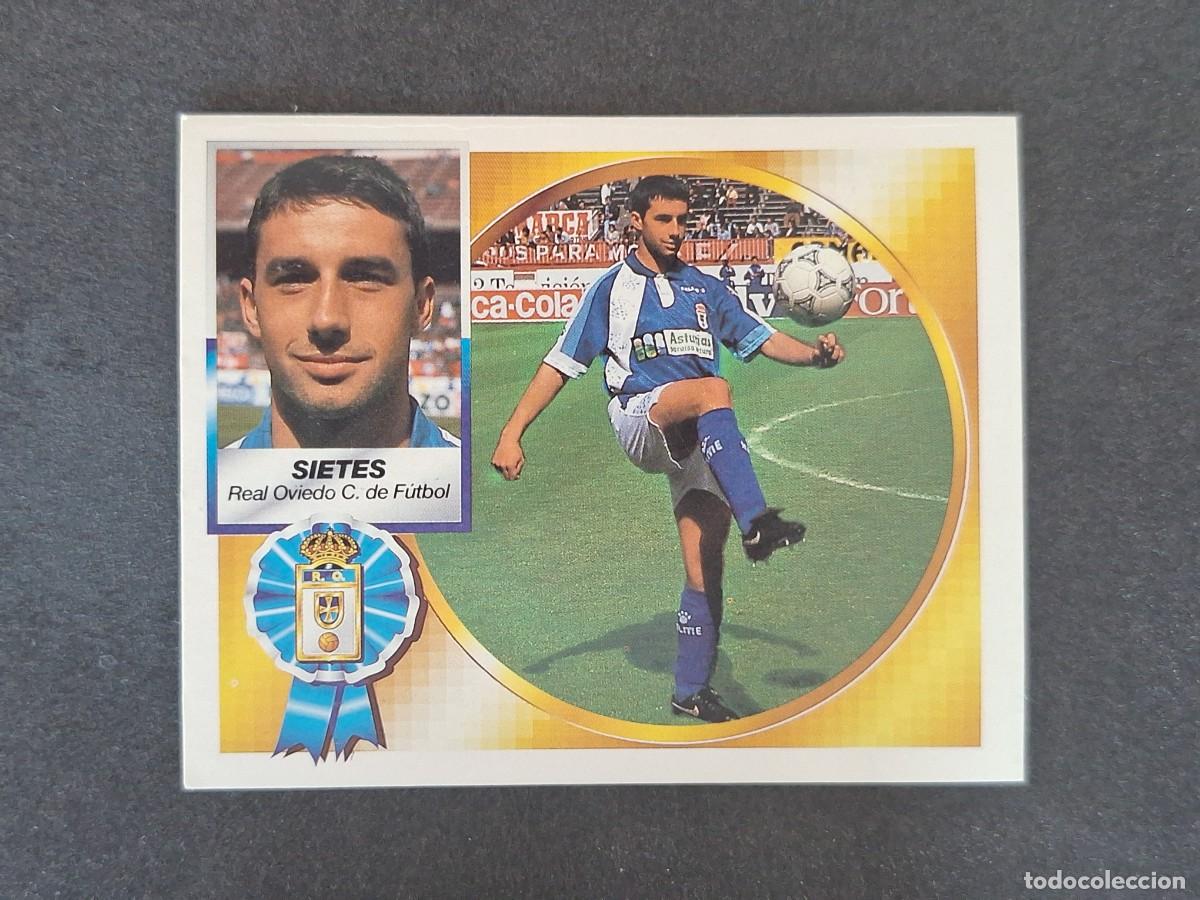 Cromos de f&uacute;tbol: L5 SIETES REAL OVIEDO LIGA ESTE 1994 1995 94 95 NUNCA PEGADO SIN PEGAR