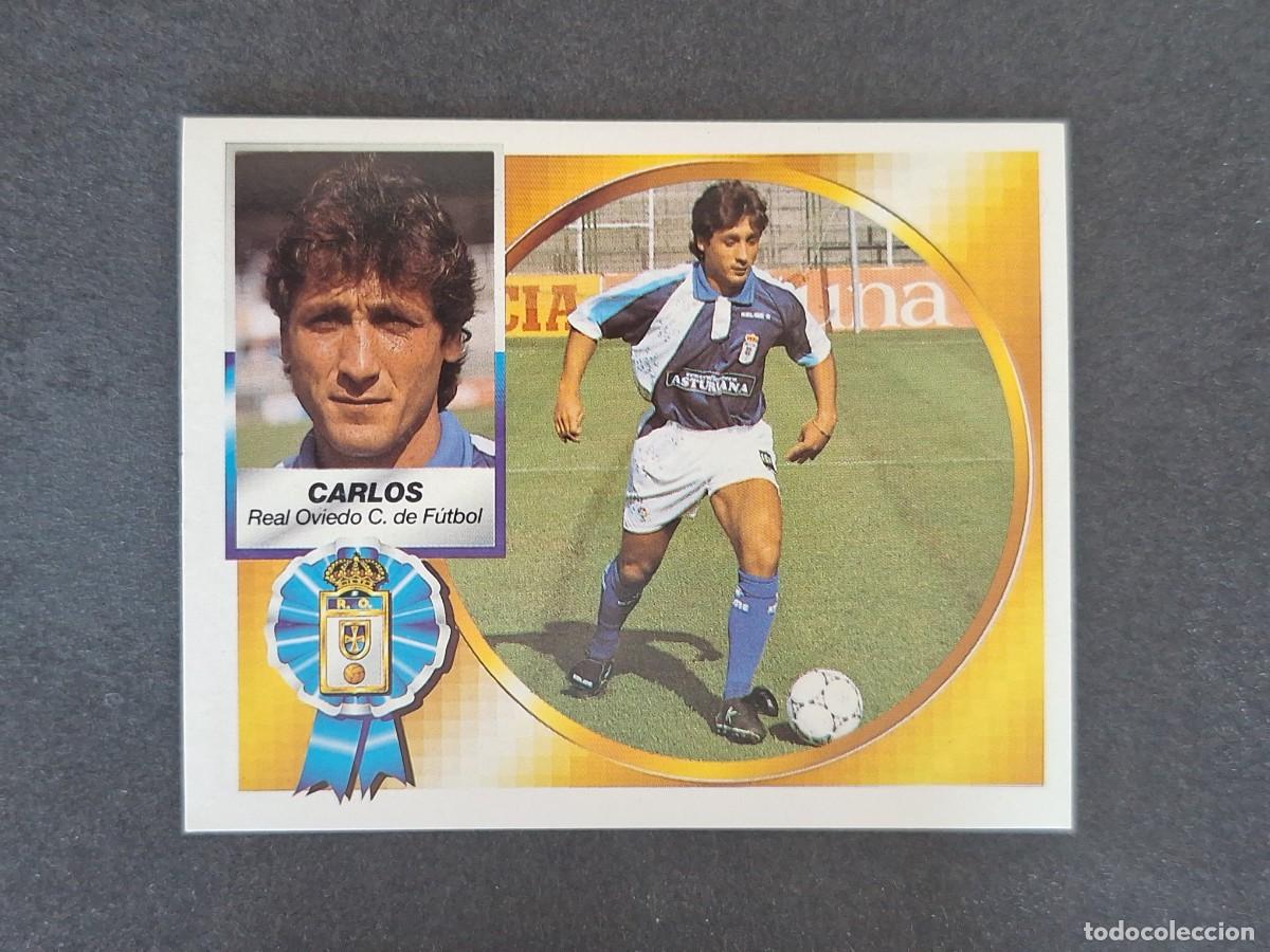 Cromos de f&uacute;tbol: L5 CARLOS REAL OVIEDO LIGA ESTE 1994 1995 94 95 NUNCA PEGADO SIN PEGAR
