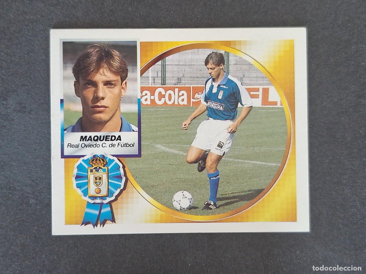 Cromos de f&uacute;tbol: L5 MAQUEDA REAL OVIEDO LIGA ESTE 1994 1995 94 95 NUNCA PEGADO SIN PEGAR