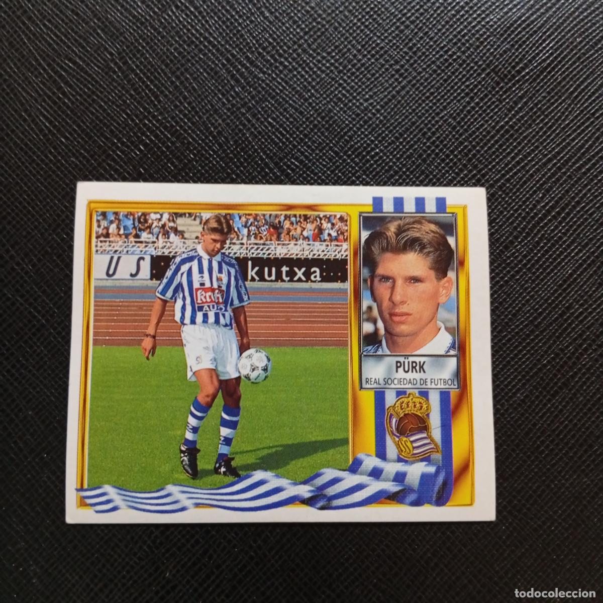 Cromos de f&uacute;tbol: PURK REAL SOCIEDAD ESTE 1995 1996 CROMO FUTBOL LIGA 95 96 - SIN PEGAR - A70 PG325 COLOCA