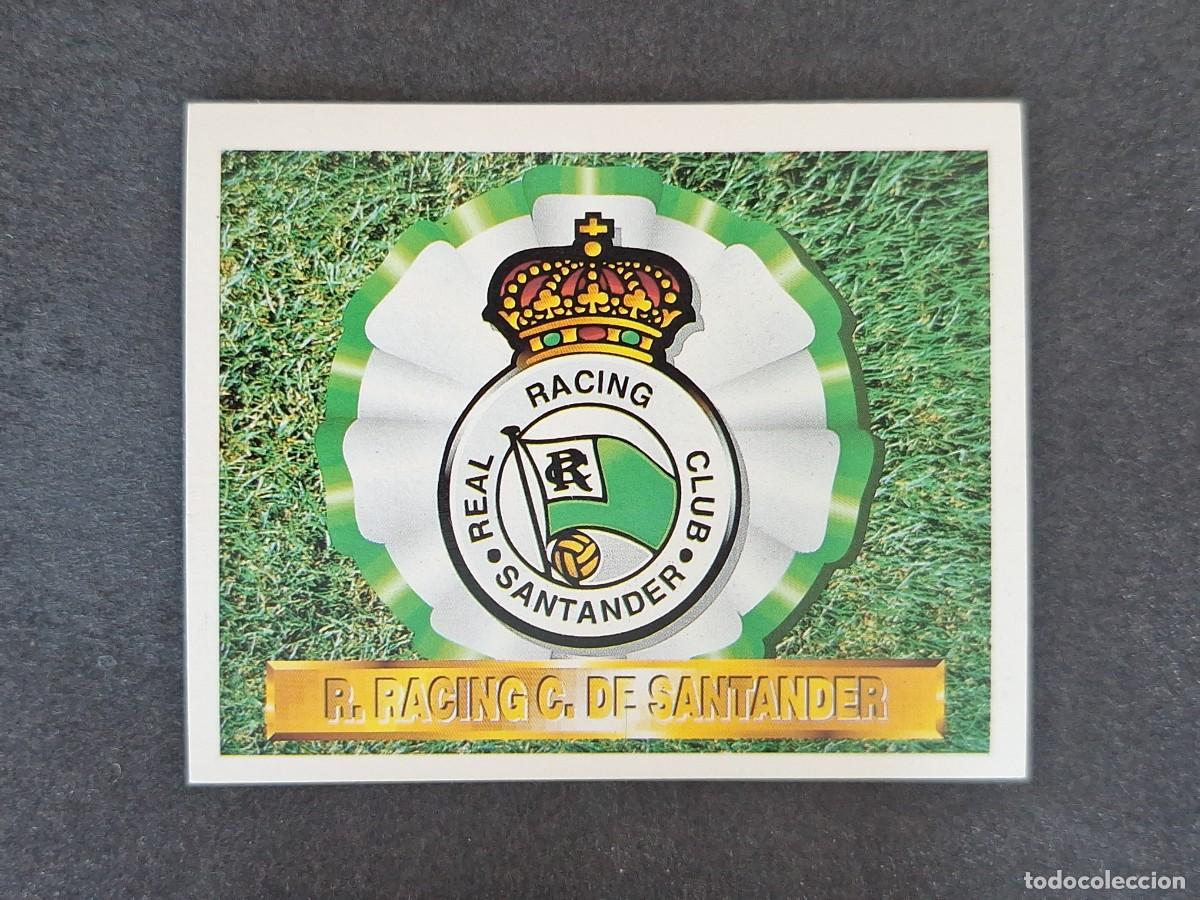 Cromos de f&uacute;tbol: L5 ESCUDO RACING DE SANTANDER LIGA ESTE 1994 1995 94 95 NUNCA PEGADO SIN PEGAR