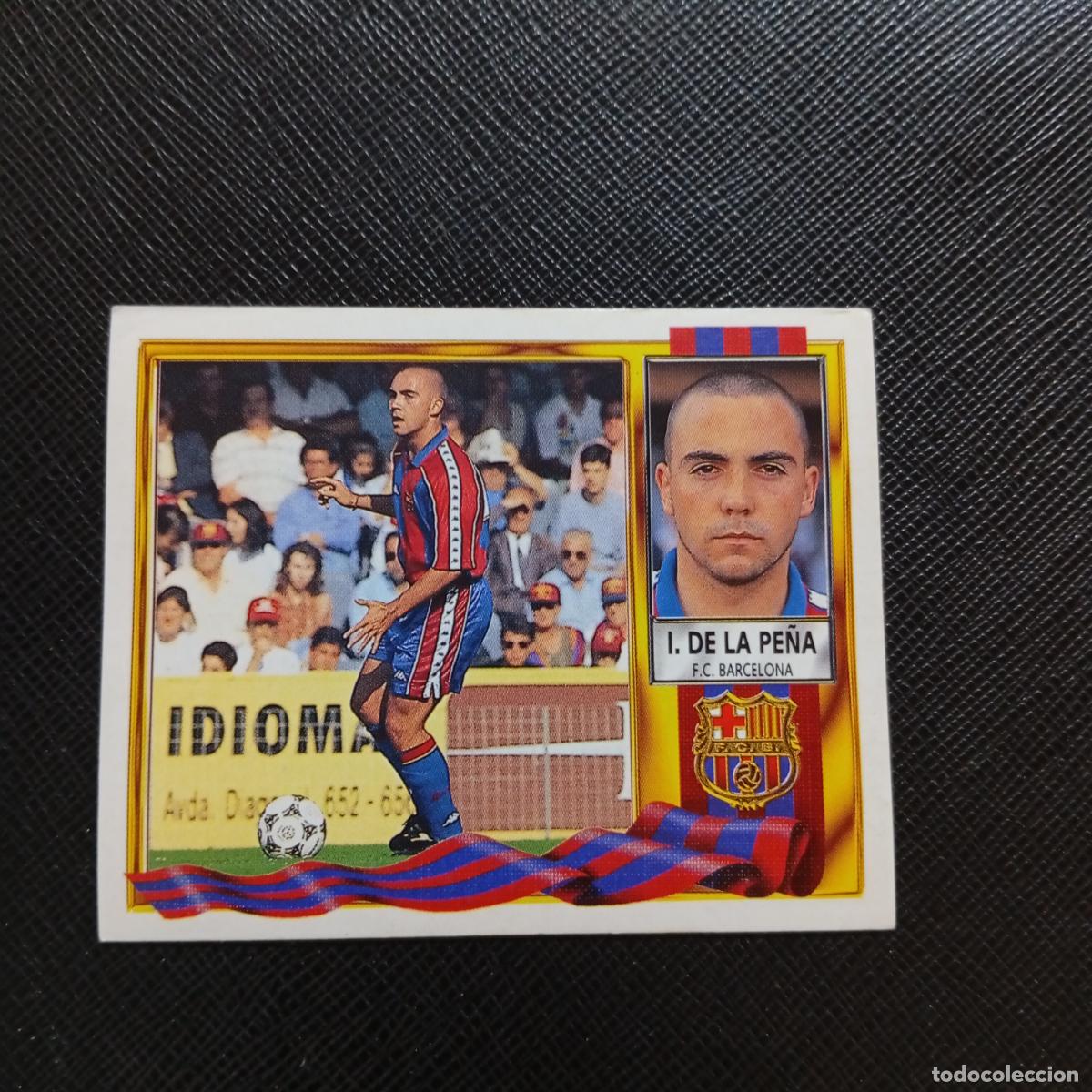 Cromos de f&uacute;tbol: IVAN DE LA PE&Ntilde;A BARCELONA ESTE 1995 1996 CROMO FUTBOL LIGA 95 96 - SIN PEGAR - A70 PG325