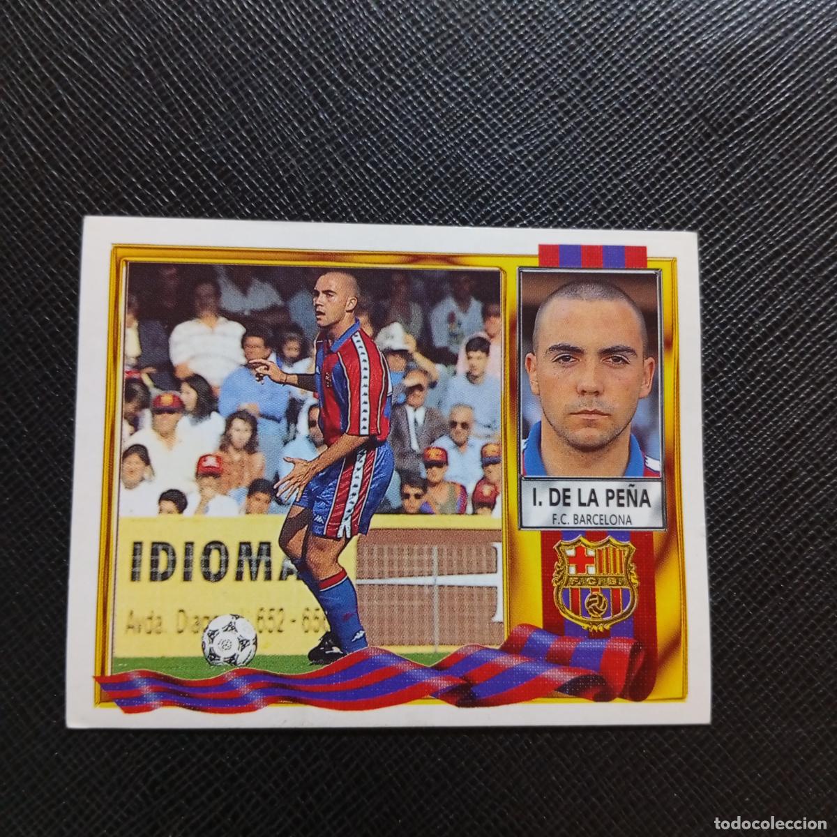 Cromos de f&uacute;tbol: IVAN DE LA PE&Ntilde;A BARCELONA ESTE 1995 1996 CROMO FUTBOL LIGA 95 96 - SIN PEGAR - A70 PG325 B