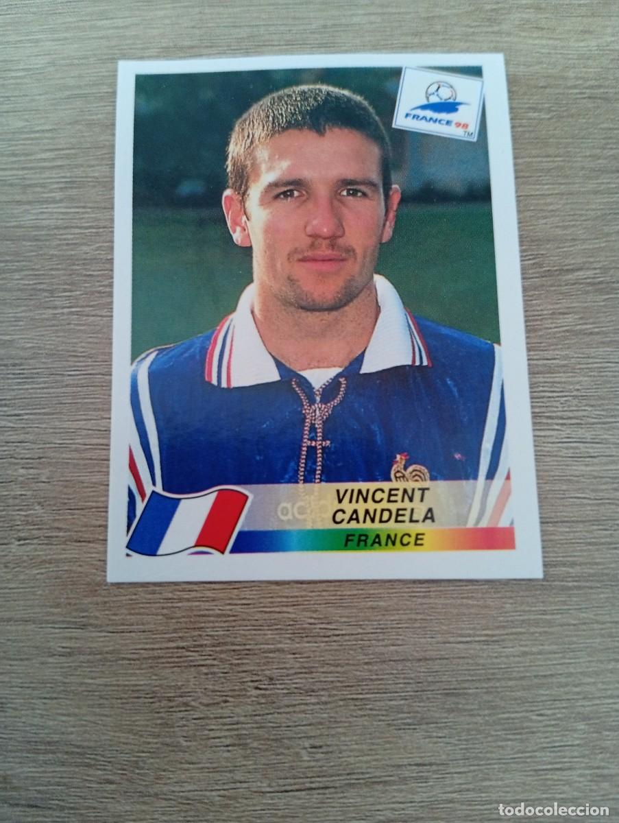 Cromos de f&uacute;tbol: VINCENT CANDELA 161 FRANCIA PANINI FRANCIA 1998 98 SIN PEGAR NUNCA PEGADO