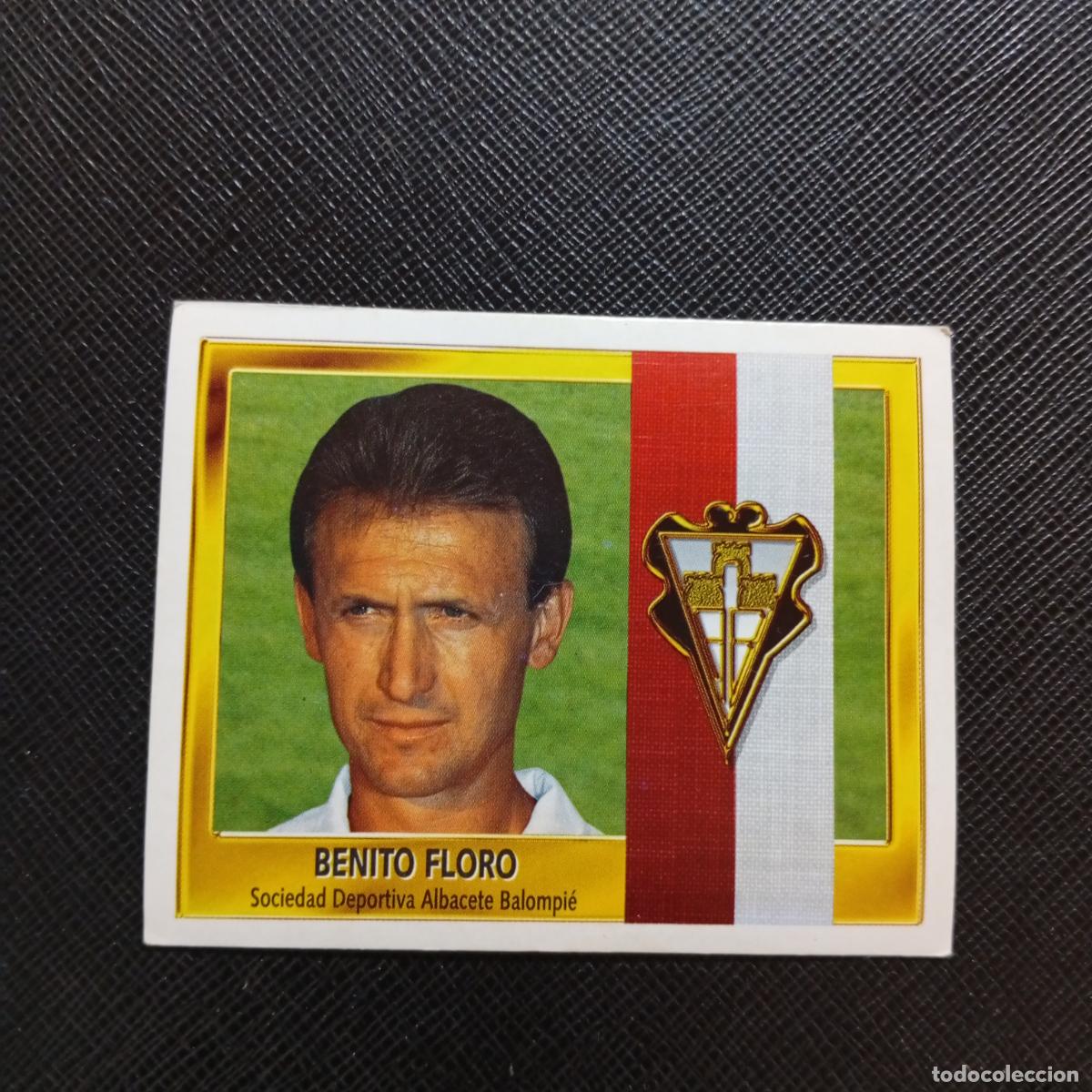 Cromos de f&uacute;tbol: BENITO FLORO ALBACETE ESTE 1995 1996 CROMO FUTBOL LIGA 95 96 - SIN PEGAR - A70 PG325